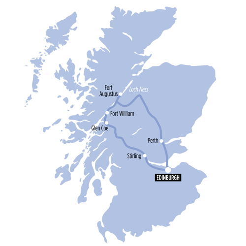 Loch Ness Explorer route map