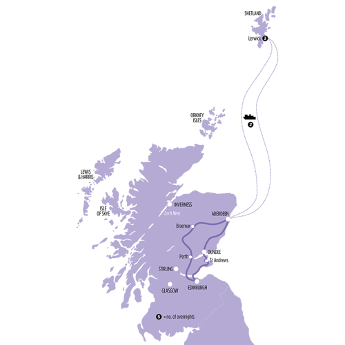 Up Helly Aa 2026 route map