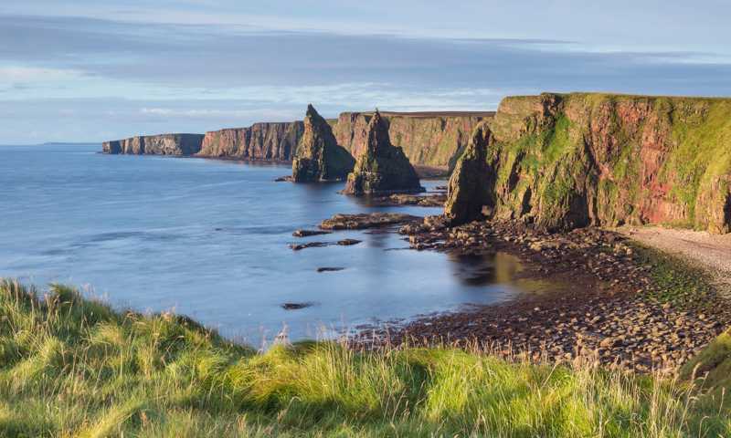 Duncansby Head, a dramatic cliffside with towering sea stacks and sweeping views of the North Sea
