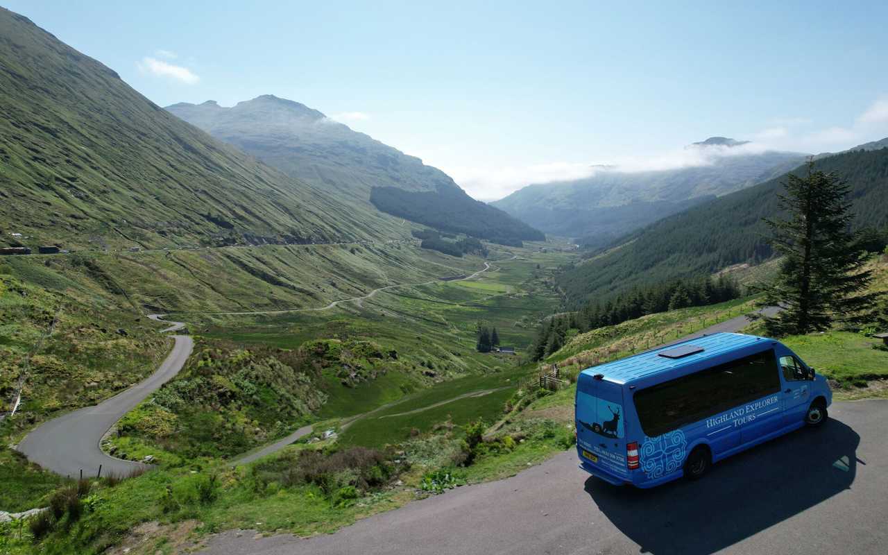 Large Rest And Be Thankful Bus Coach Islay Festival Feis Isle 2023 Skye Travels (25) Edit