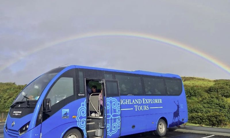 Highland adventures never fail to treat us with their signature rainbows 🌈😍⁠