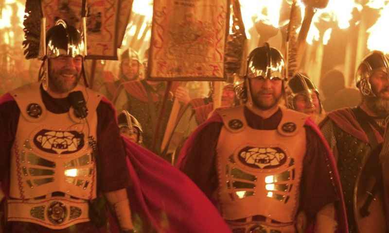 Here is a serious #throwback because we miss being in Shetland this week with our passengers having the time of our life at Up Helly Aa fire festival💙