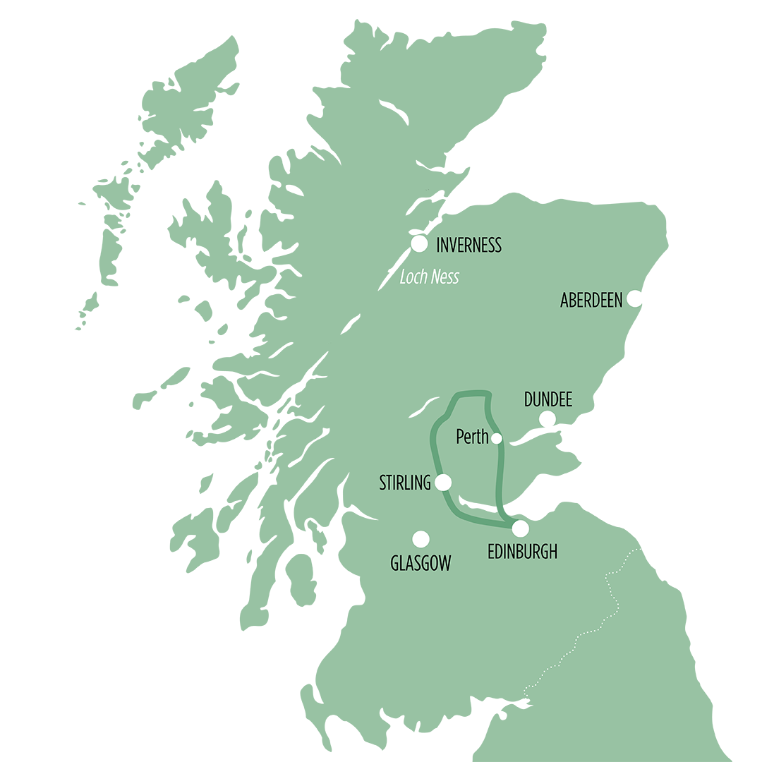 The Royal Edinburgh Military Tattoo map of route