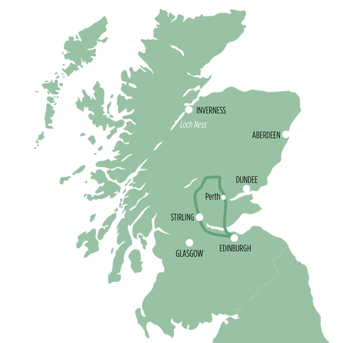 The Royal Edinburgh Military Tattoo route map