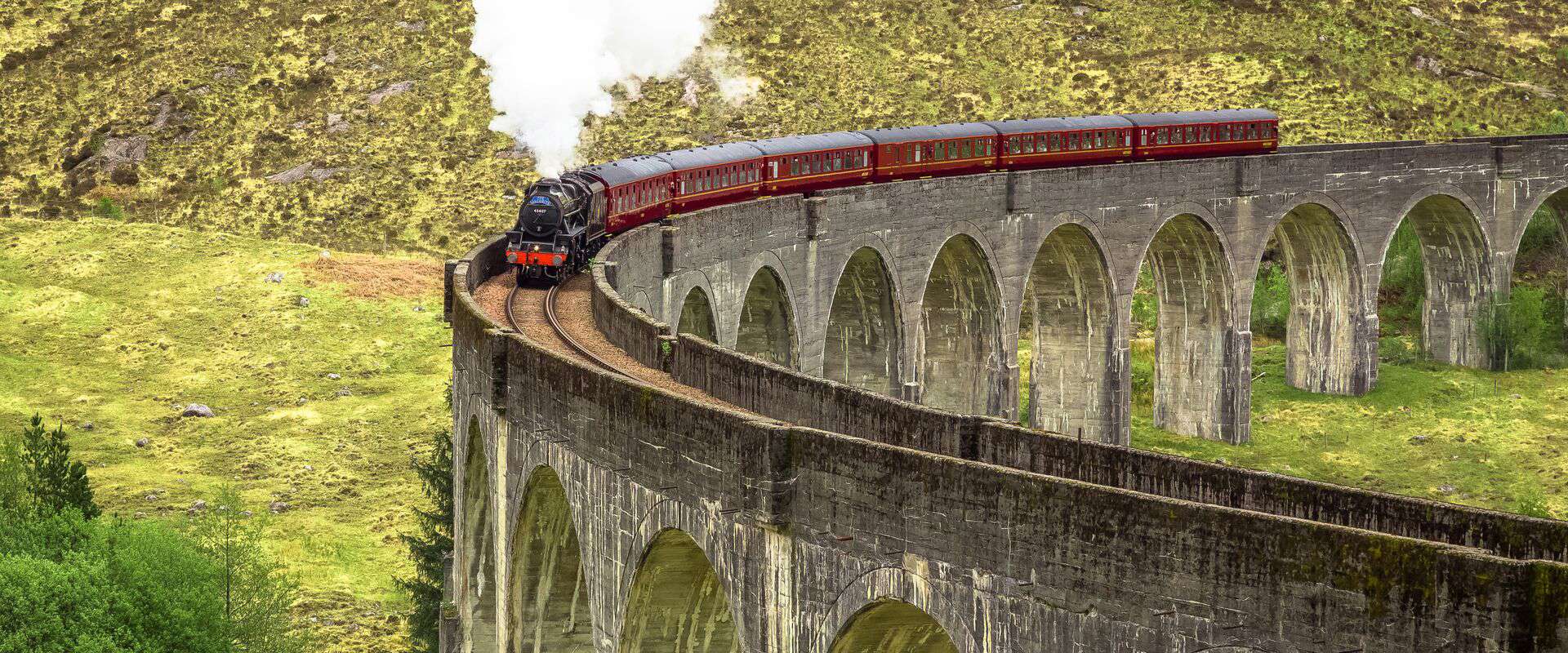 Harry Potter Train & The Scenic Highlands hero image