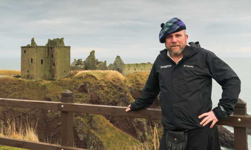 Highland Explorer Guide At Dunnotar Castle