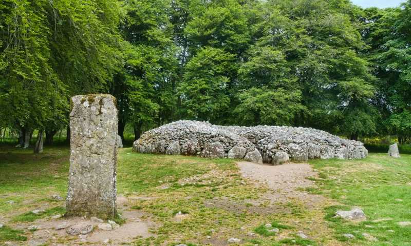 Large Among The Clava Cairns, Ancient Standing Stones, Near Culloden Inverness, Highland, Scotland, UK 1351670711