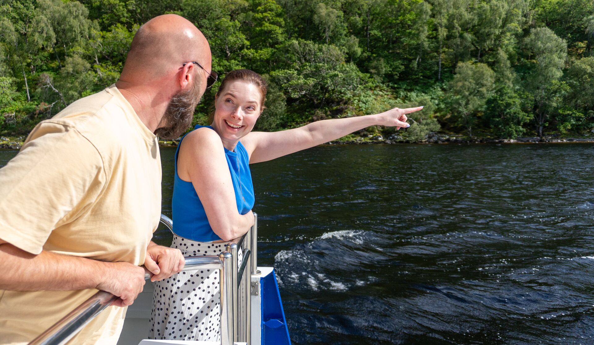 Large Friends On A Loch Ness Cruise