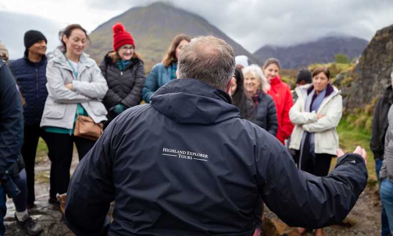 Highland Explorer Tour Guide With Group