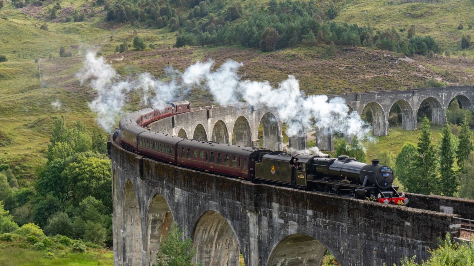 Large Jacobite Steam Train